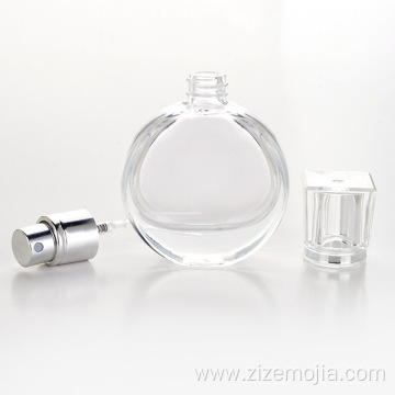 Perfume clear glass empty bottles with custom logo